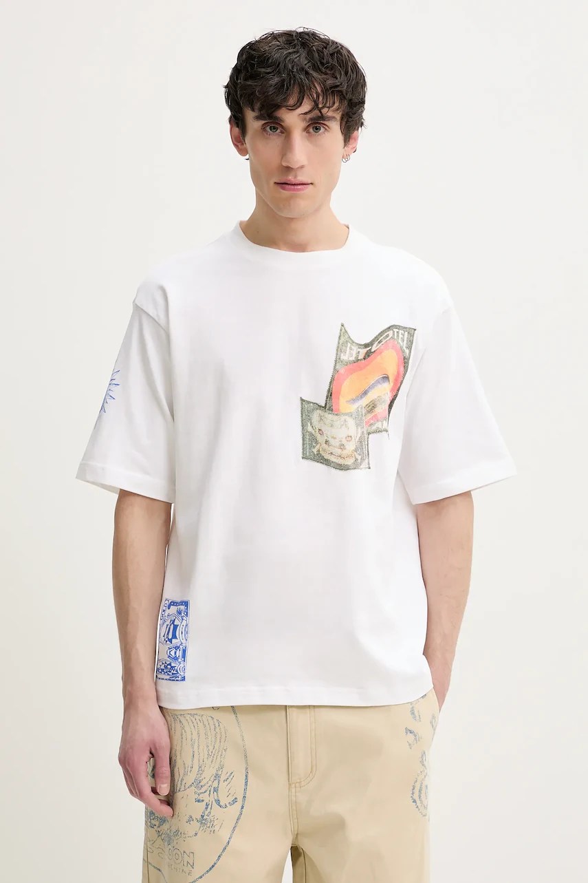 Tricou desigual din bumbac KIKO Tricou desigual din bumbac KIKO