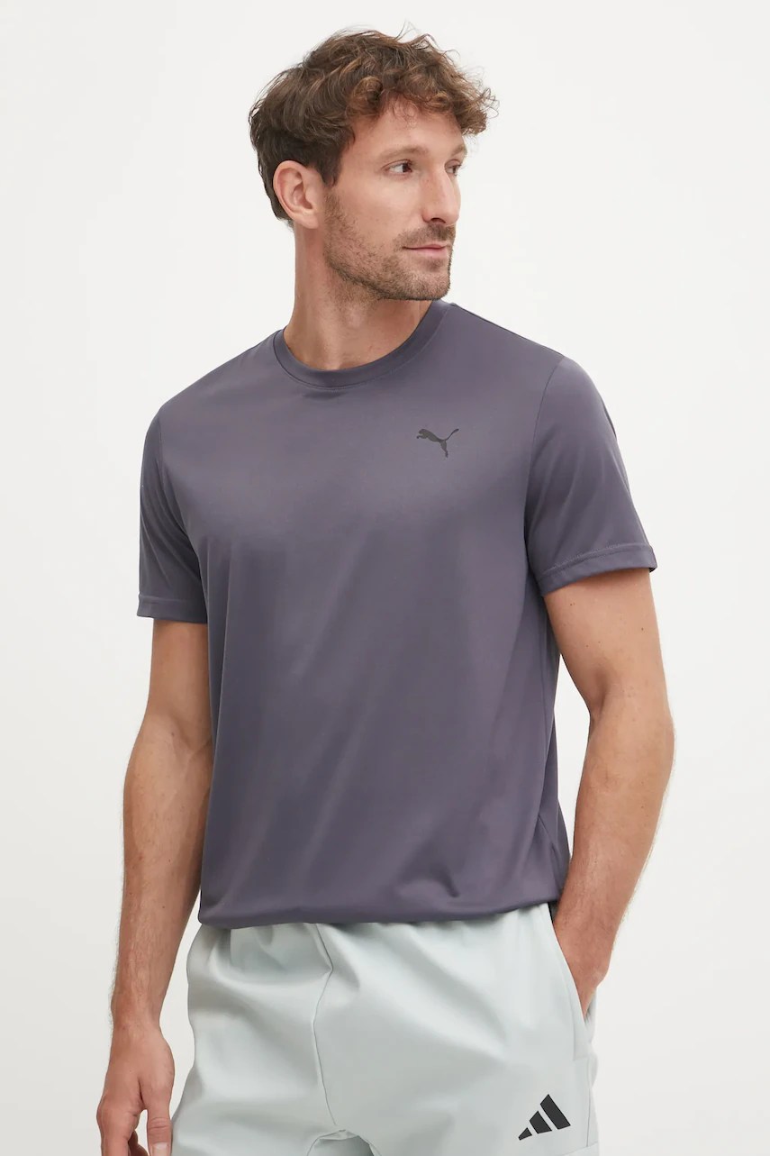 Tricou antrenament puma essentials solid cat Tee Tricou antrenament puma essentials solid cat Tee