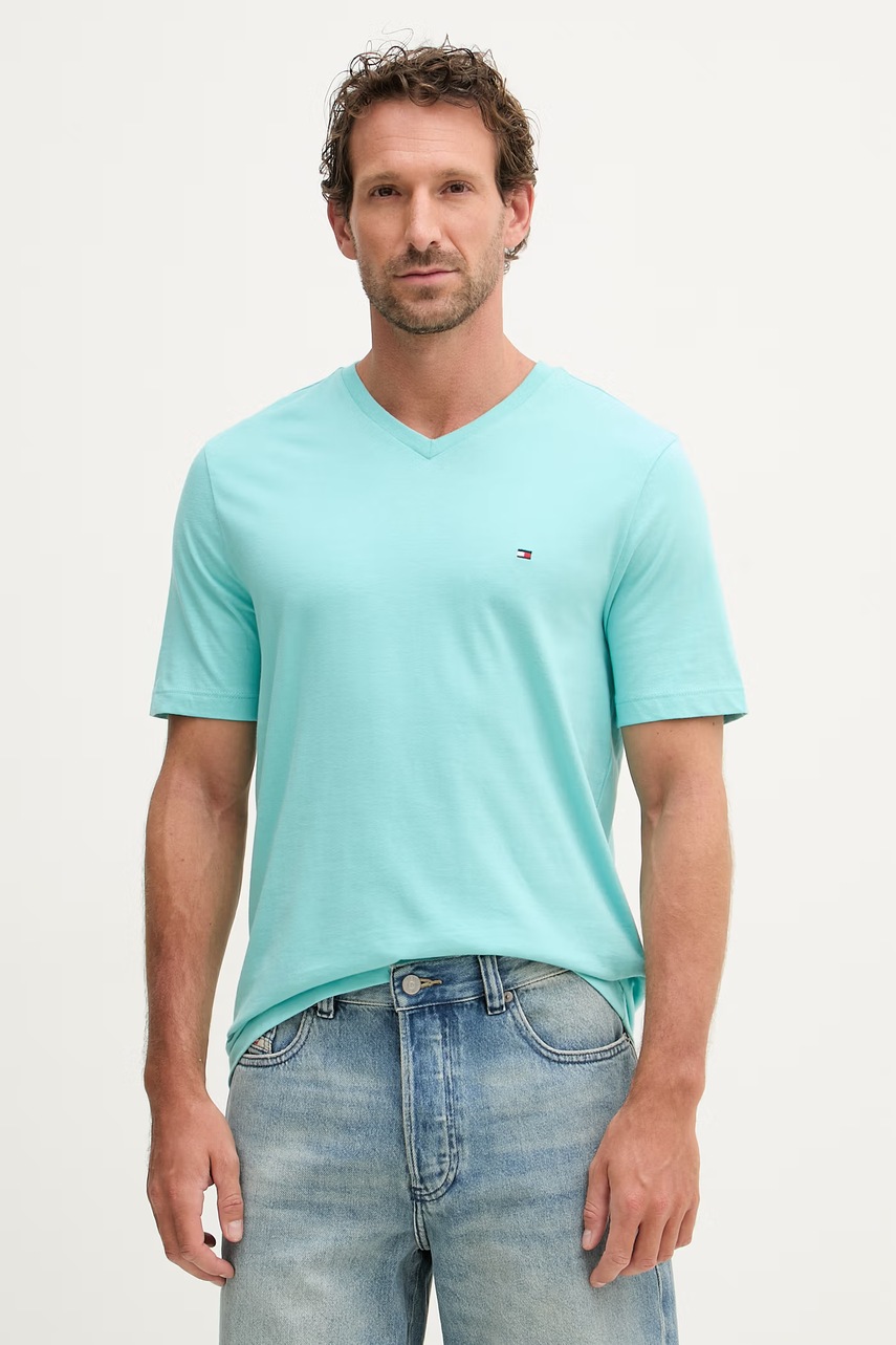 Tricou de bărbați tommy hilfiger din bumbac Tricou de bărbați tommy hilfiger din bumbac