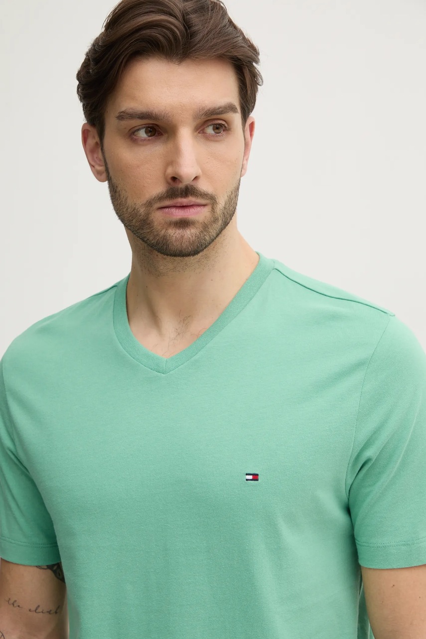 Tricou bărbați tommy hilfiger din bumbac Tricou bărbați tommy hilfiger din bumbac