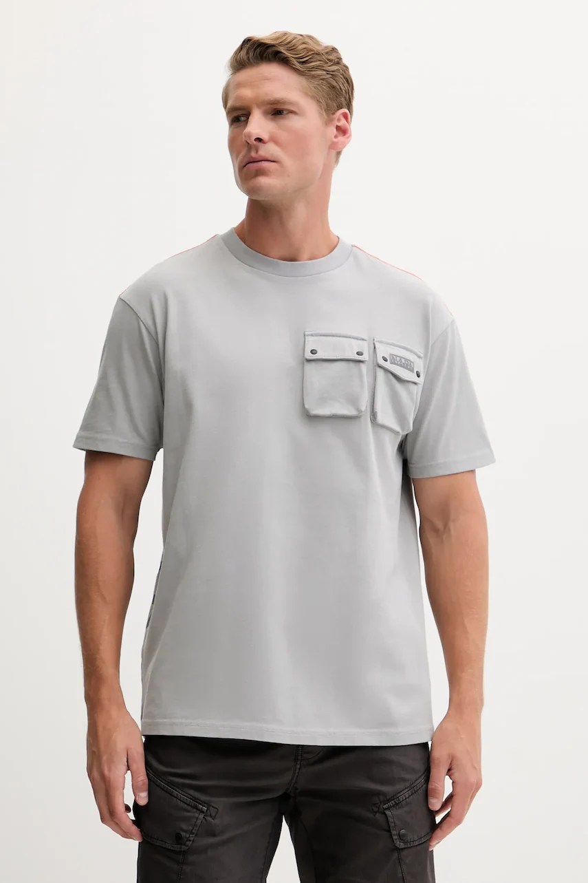 Tricou din bumbac napapijri s-rivalto Tricou din bumbac napapijri s-rivalto