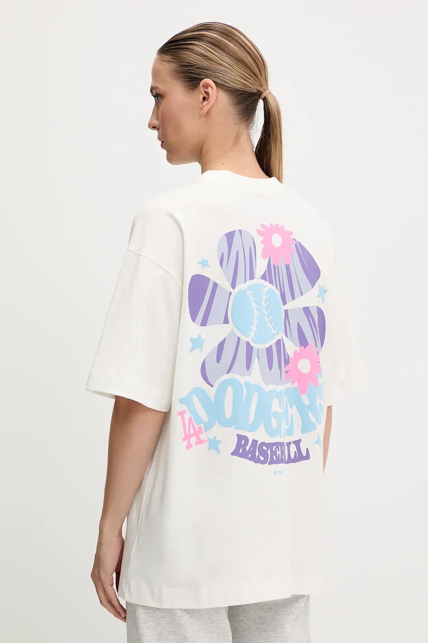 Tricou MLB Los Angeles Dodgers 47 brand, bumbac Tricou MLB Los Angeles Dodgers 47 brand, bumbac