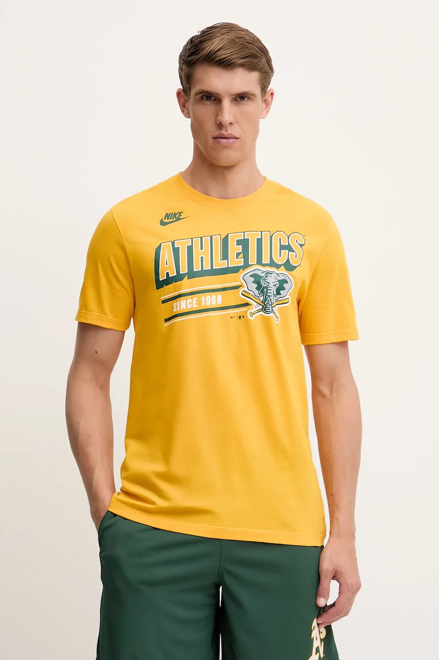 Tricou nike din bumbac, oakland athletics 1982-92 Tricou nike din bumbac, oakland athletics 1982-92