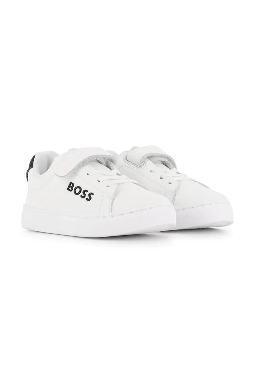 Boss sneakers din năbuc pentru copii Boss sneakers din năbuc pentru copii