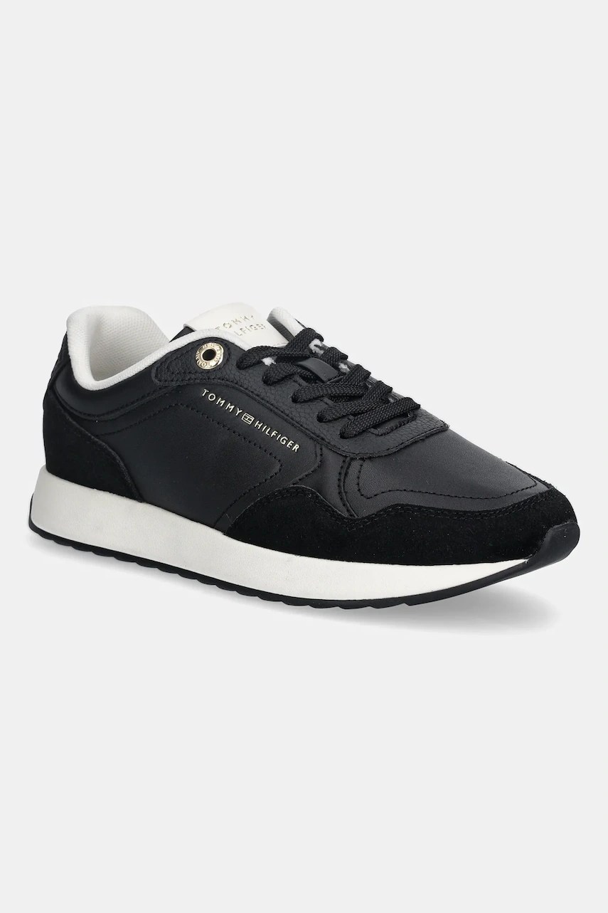 Sneakers tommy hilfiger din piele MONOGRAM MIX MATERIAL RUNNER Sneakers tommy hilfiger din piele MONOGRAM MIX MATERIAL RUNNER