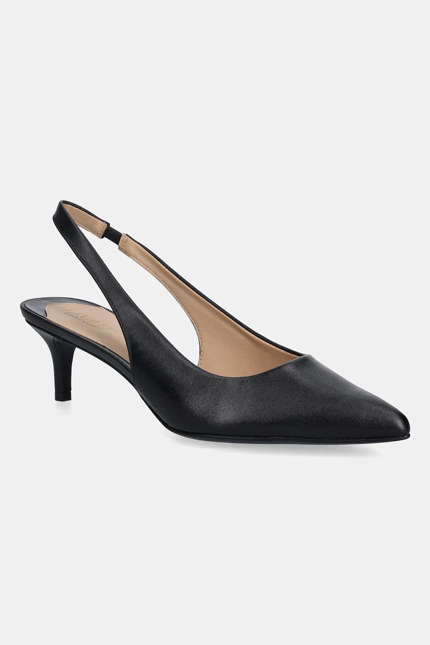 Pantofi cu toc lauren ralph lauren lolah II din piele Pantofi cu toc lauren ralph lauren lolah II din piele