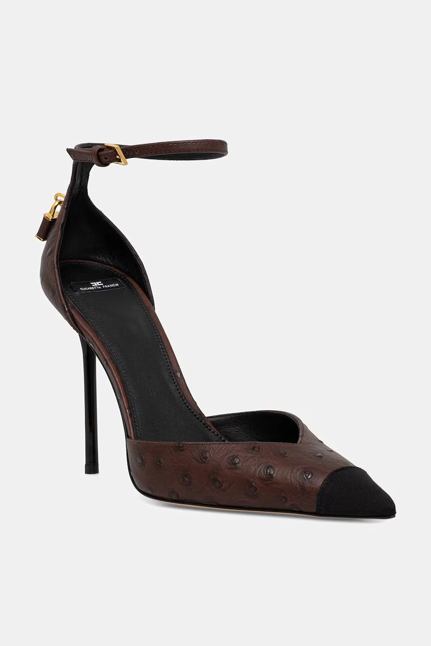 Pantofi cu toc elisabetta franchi din piele Pantofi cu toc elisabetta franchi din piele