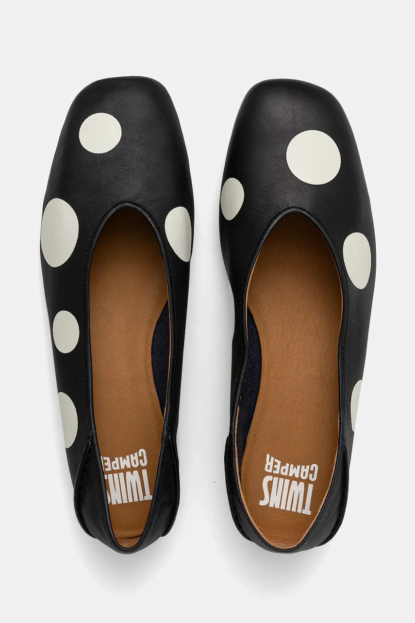 Balerini din piele camper TWS eleganți Balerini din piele camper TWS eleganți