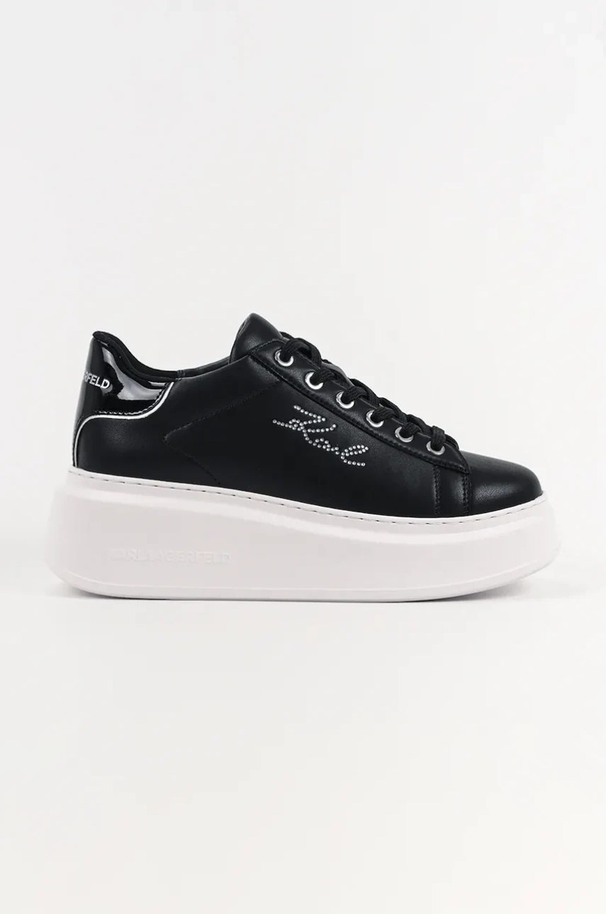 Karl lagerfeld sneakers piele ANAKAPRI cu platformă Karl lagerfeld sneakers piele ANAKAPRI cu platformă