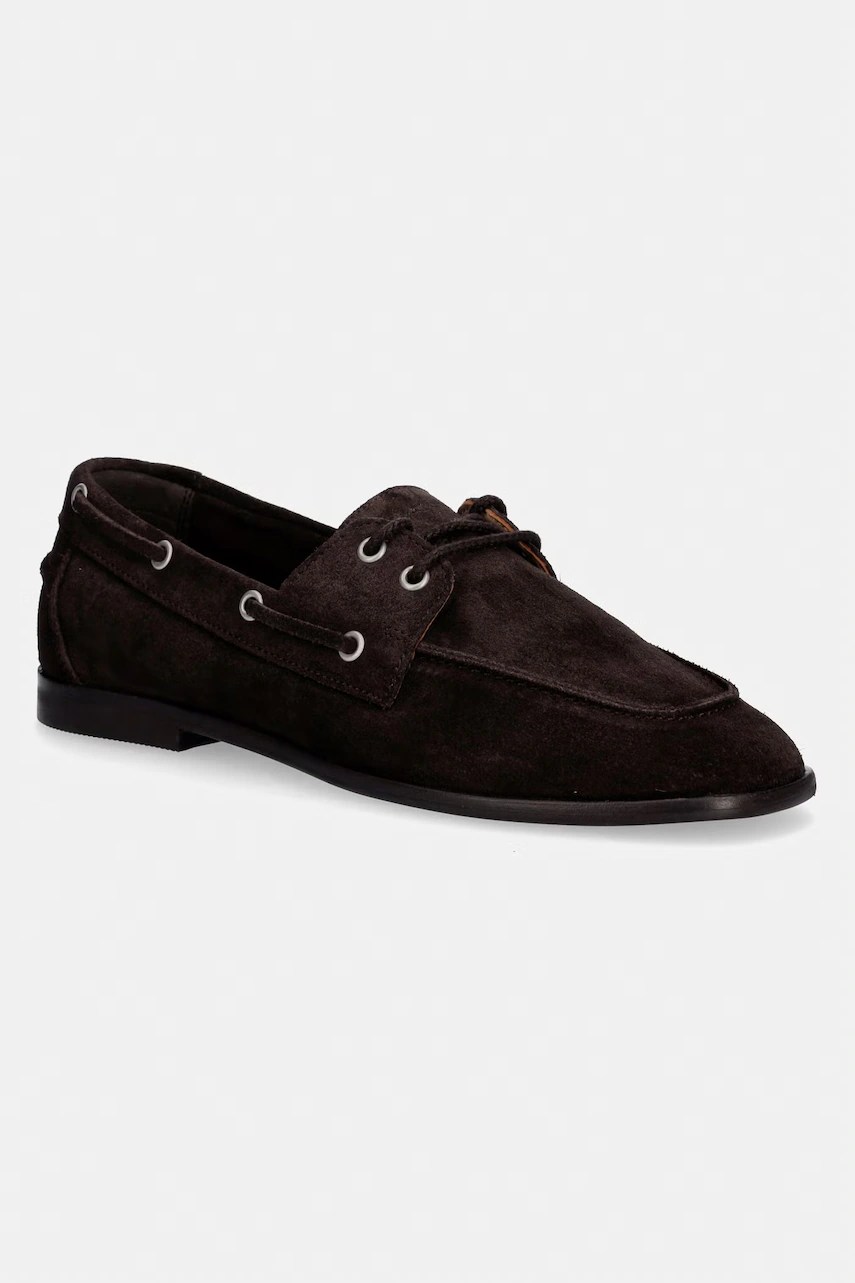 Mocasini de damă gant din piele întoarsă Gimble Mocasini de damă gant din piele întoarsă Gimble