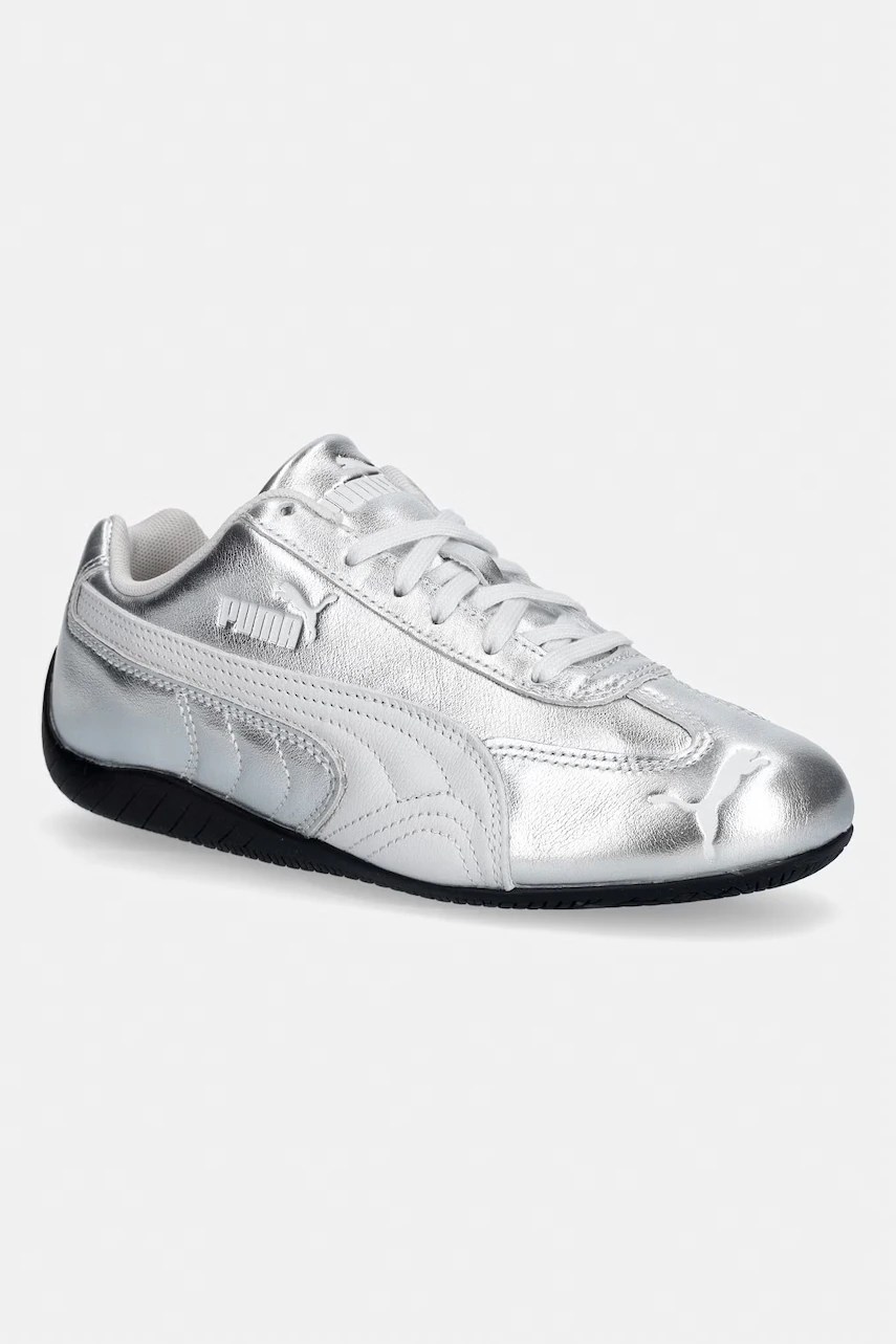 Sneakers puma din piele Speedcat Silver Sneakers puma din piele Speedcat Silver