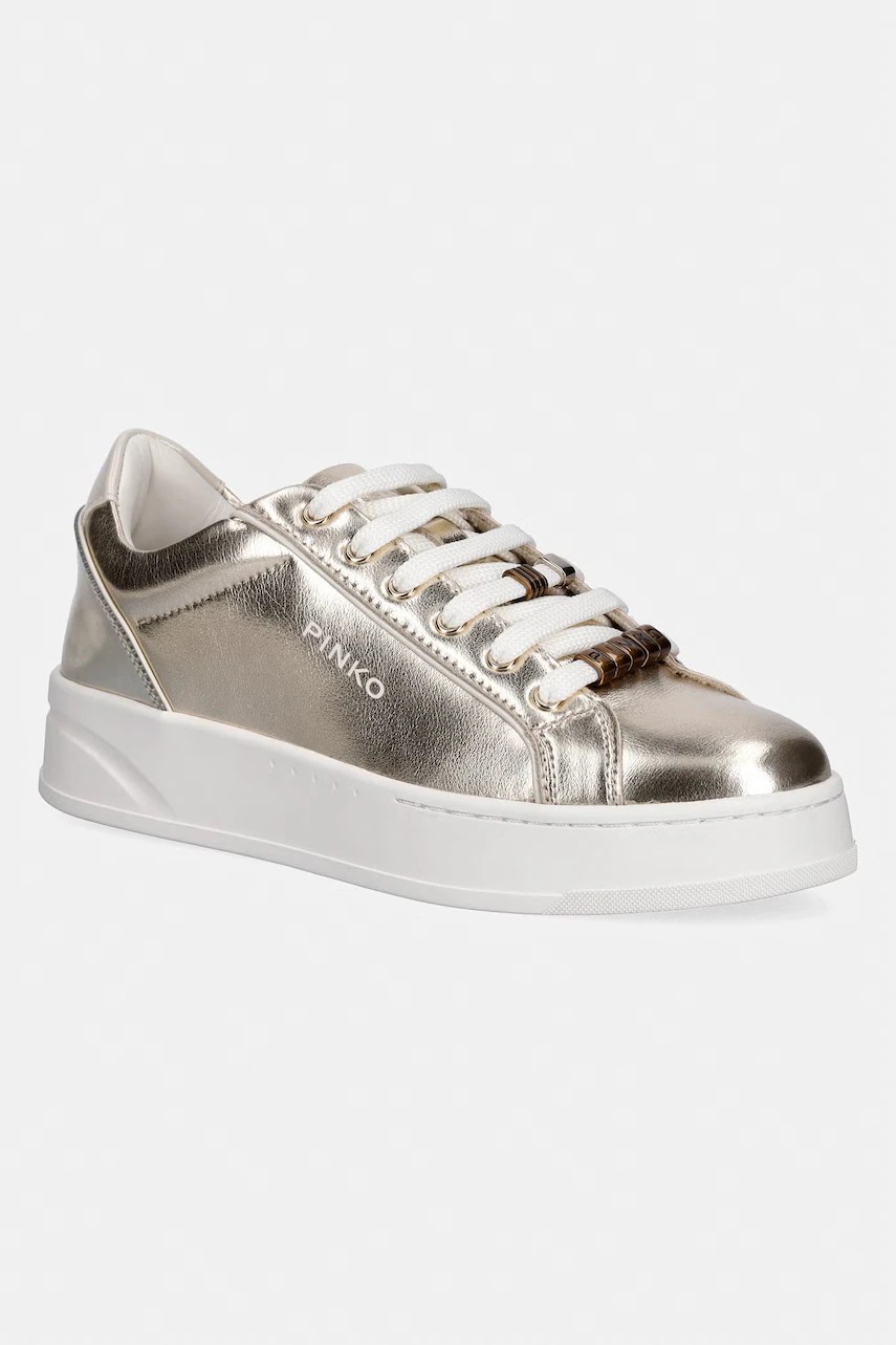 Pinko iris 01 sneakers pentru femei, din piele Pinko iris 01 sneakers pentru femei, din piele
