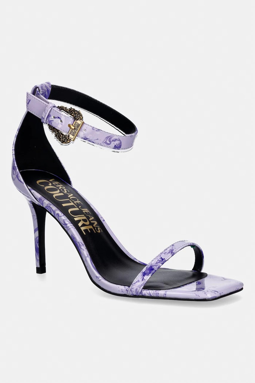 Sandale cu toc înalt versace jeans couture Sandale cu toc înalt versace jeans couture