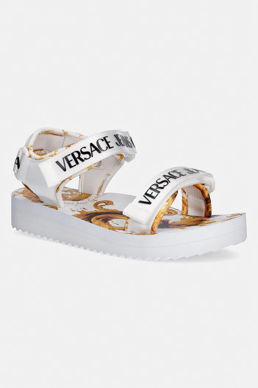 Sandale cu platformă versace jeans couture pentru femei Sandale cu platformă versace jeans couture pentru femei