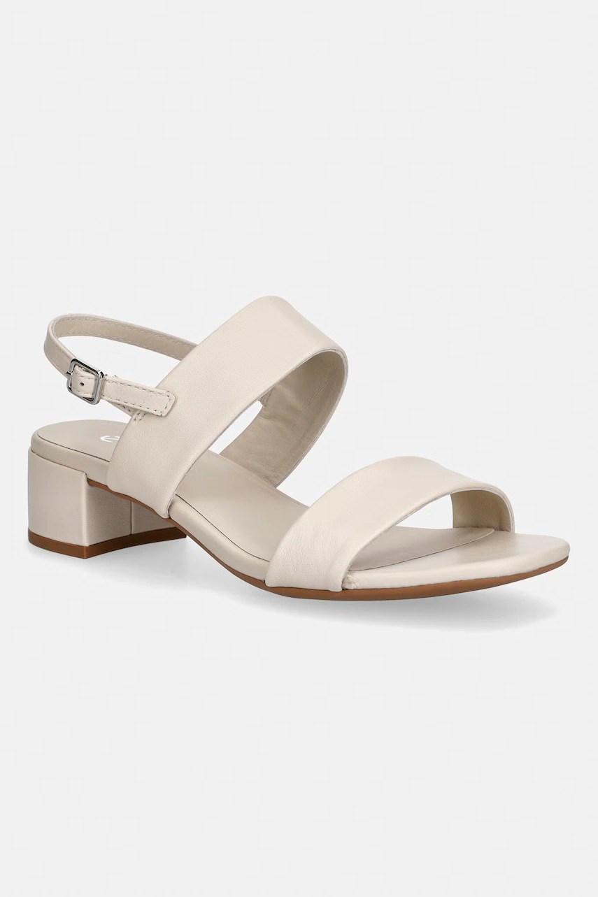 Ecco sandale cu toc jos din piele Livia 35 Ecco sandale cu toc jos din piele Livia 35