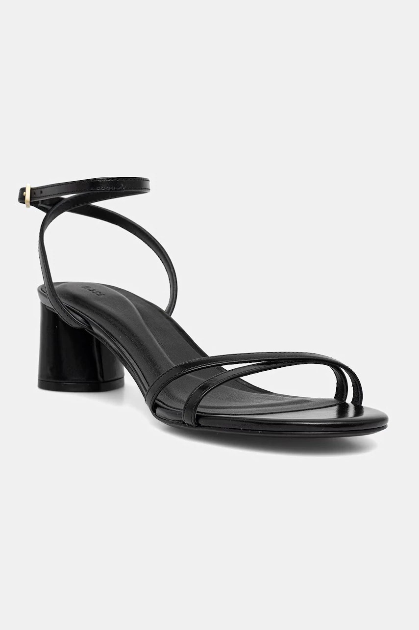 Boss sandale cu toc Gracey din piele Boss sandale cu toc Gracey din piele