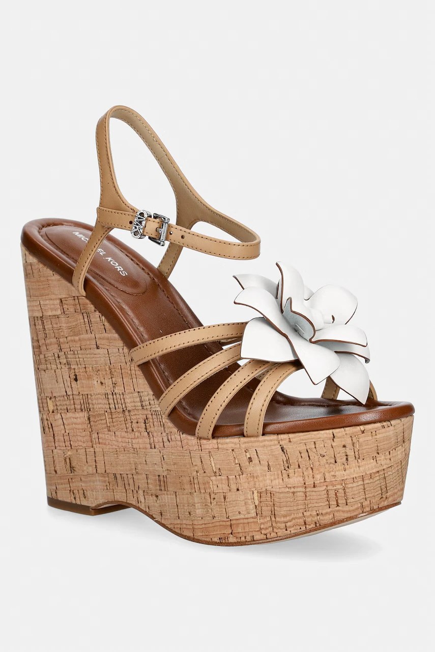 Sandale din piele Jacie Wedge MICHAEL MICHAEL kors Sandale din piele Jacie Wedge MICHAEL MICHAEL kors