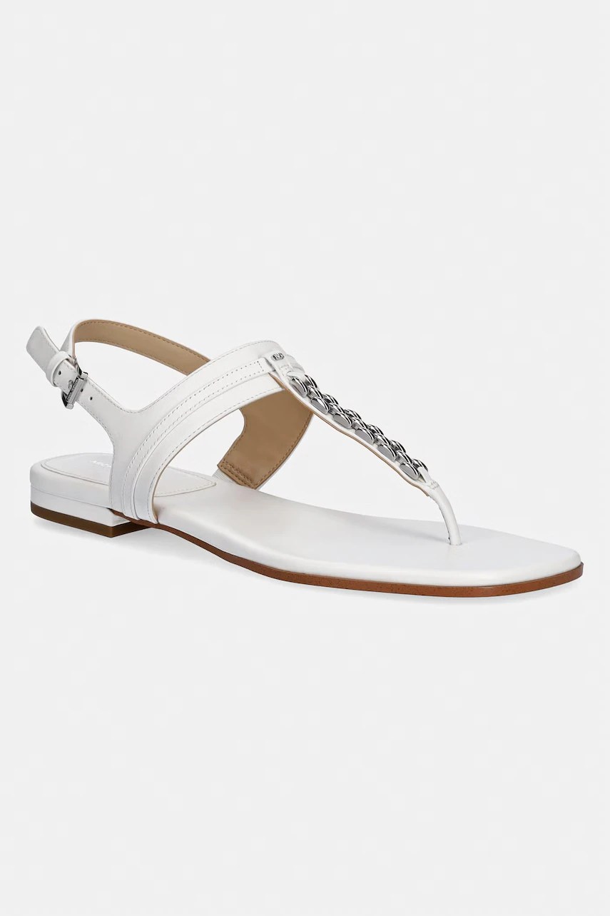 Michael MICHAEL kors sandale cu toc plat de damă din piele Marcia Thong Sandal Michael MICHAEL kors sandale cu toc plat de damă din piele Marcia Thong Sandal