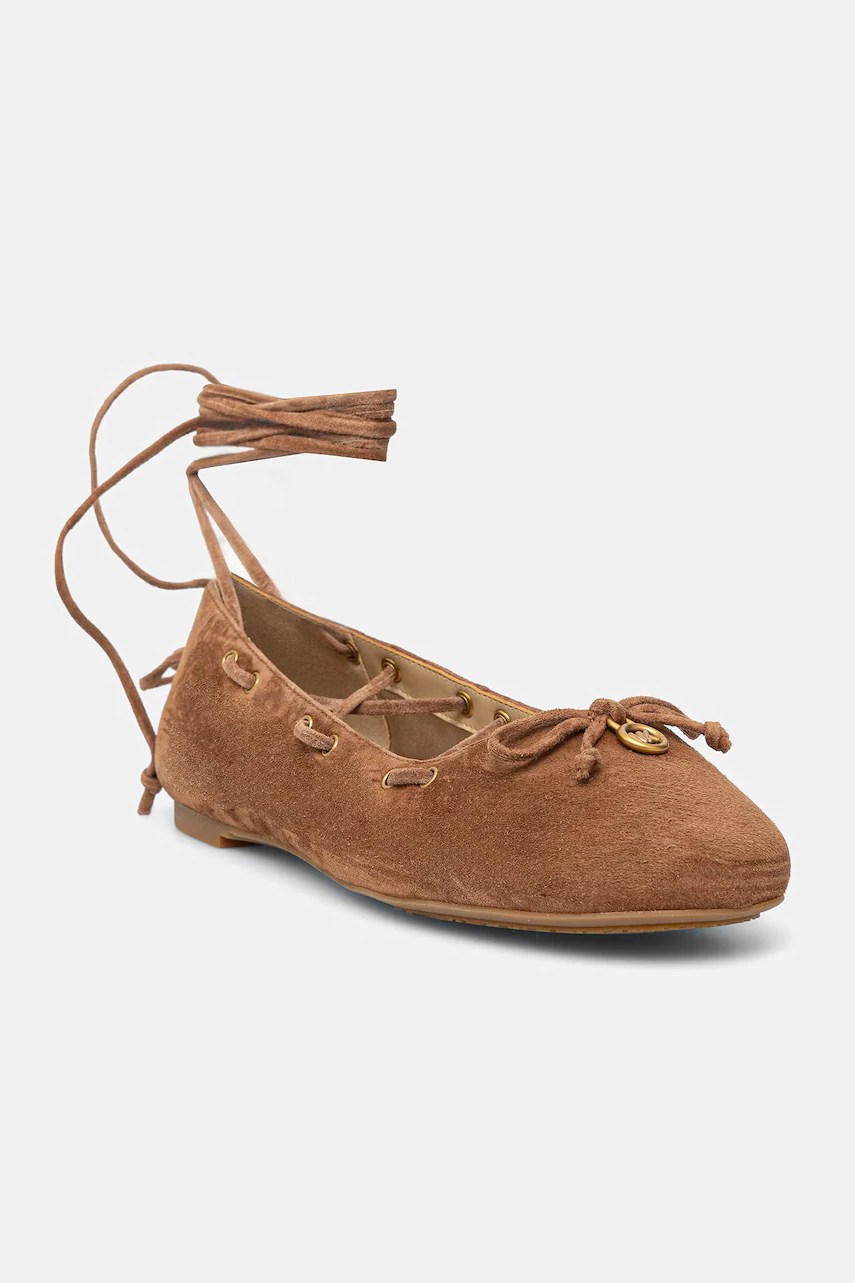 Balerini din piele întoarsă Shae Flex de la MICHAEL MICHAEL kors Balerini din piele întoarsă Shae Flex de la MICHAEL MICHAEL kors