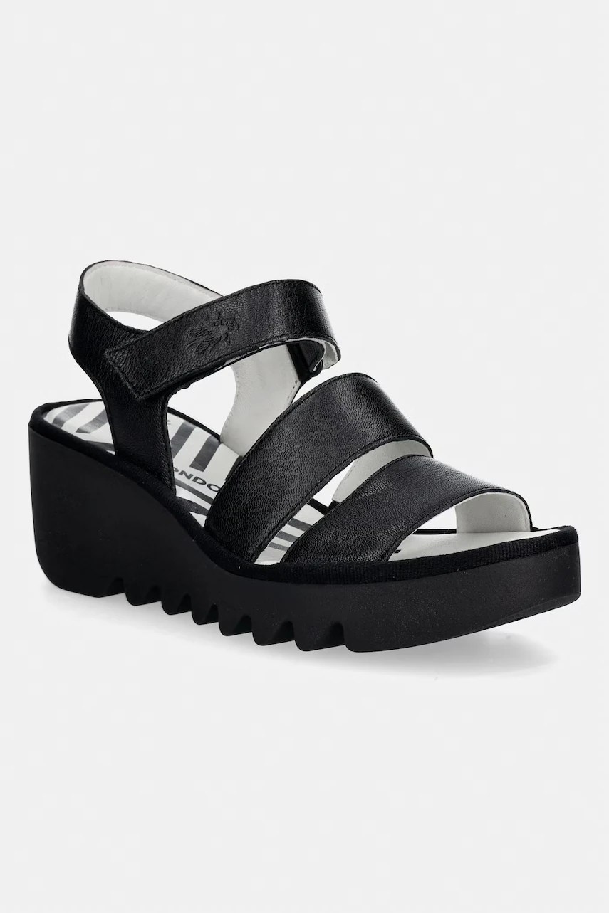 Sandale cu toc înalt fly london BEXY575FLY din piele Sandale cu toc înalt fly london BEXY575FLY din piele