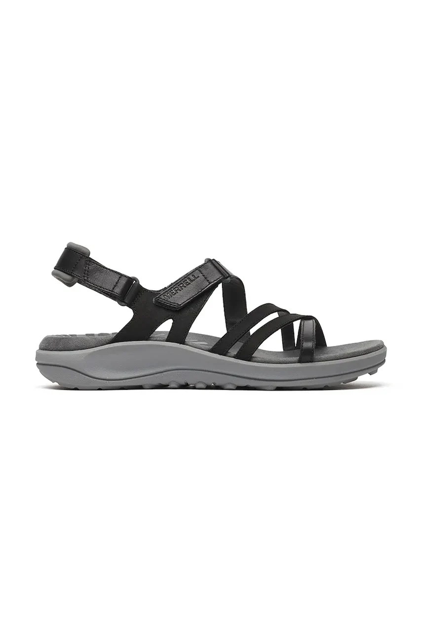 Merrell sandale cu călcâiul deschis pentru femei, din piele HARBOR BACKSTRAP Merrell sandale cu călcâiul deschis pentru femei, din piele HARBOR BACKSTRAP