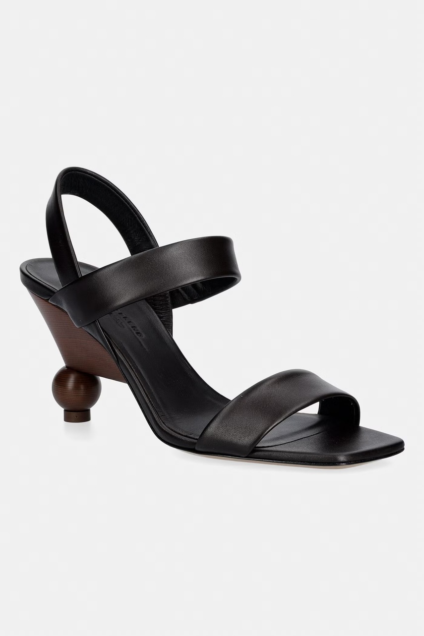 Sandale cu toc înalt din piele weekend max mara Wkaaffetto Sandale cu toc înalt din piele weekend max mara Wkaaffetto