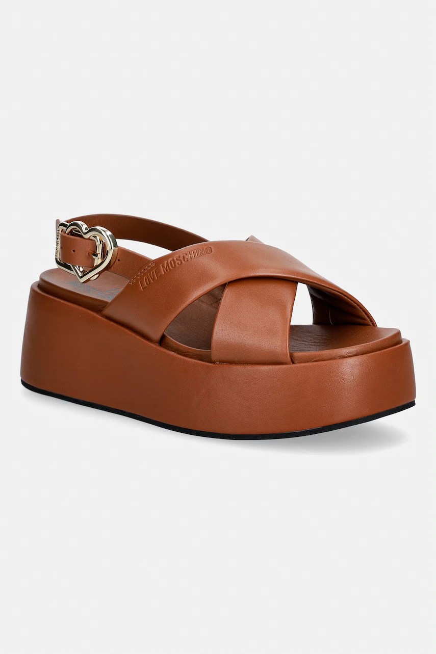 Sandale damă love moschino din piele Sandale damă love moschino din piele