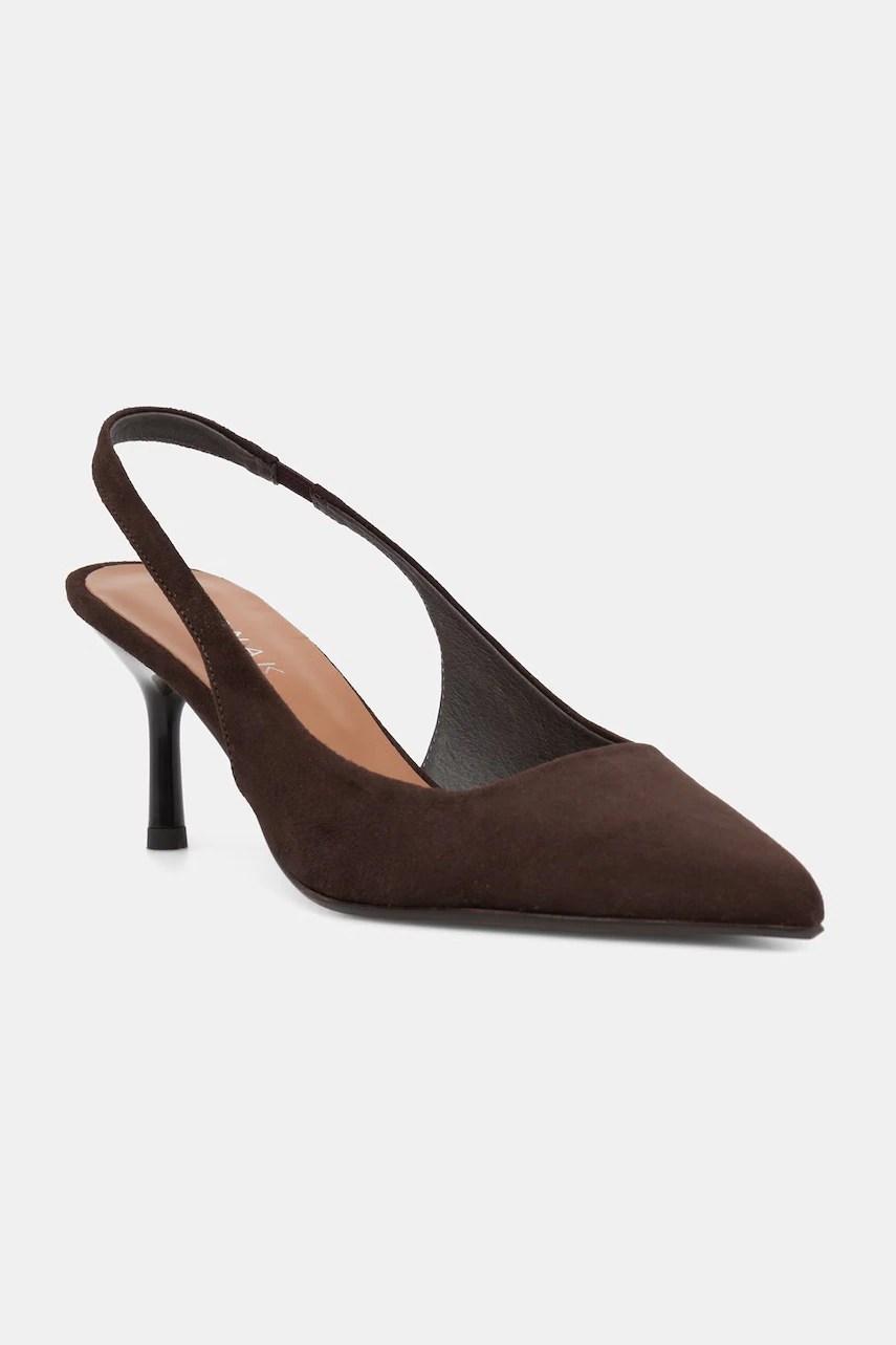 Jonak pantofi cu toc gros din piele întoarsă DIAMANTINE VELOURS Jonak pantofi cu toc gros din piele întoarsă DIAMANTINE VELOURS