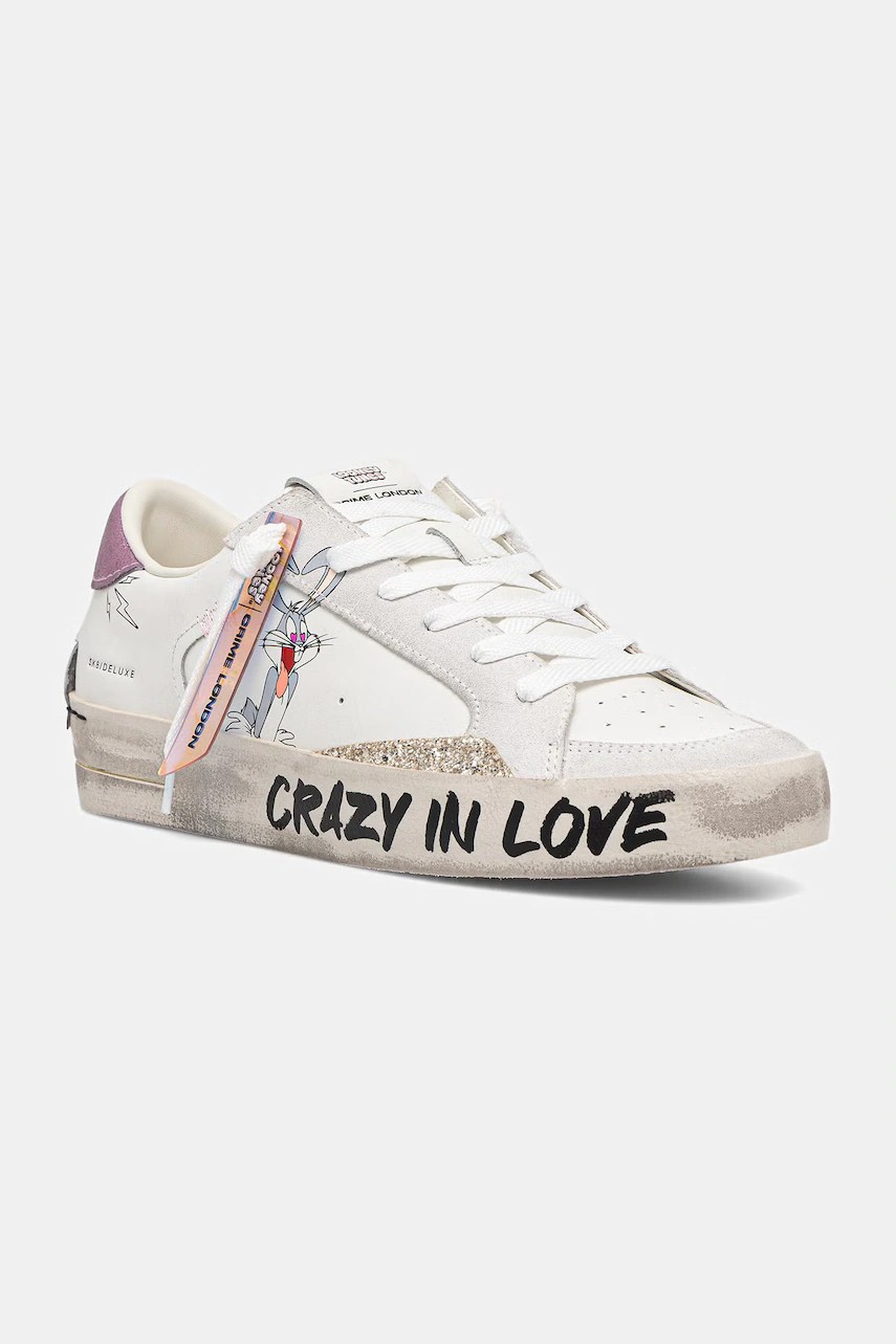 Sneakers pentru femei crime london SK8 DELUXE din piele Sneakers pentru femei crime london SK8 DELUXE din piele