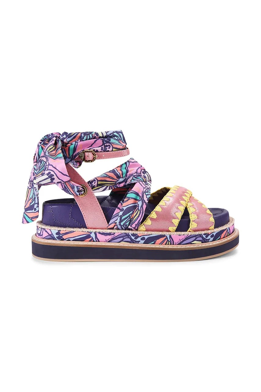 Sandale cu platformă pentru femei kurt geiger london Orson Cross Scarf Sdl Sandale cu platformă pentru femei kurt geiger london Orson Cross Scarf Sdl