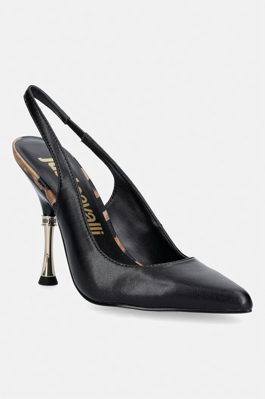Pantofi cu toc just cavalli din piele Pantofi cu toc just cavalli din piele