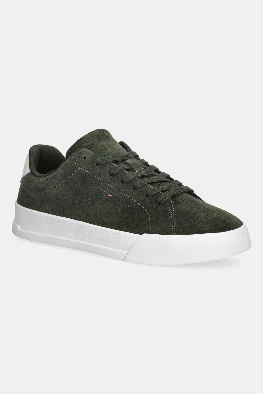 Sneakers bărbați tommy hilfiger din piele întoarsă TH COURT CORE SUEDE Sneakers bărbați tommy hilfiger din piele întoarsă TH COURT CORE SUEDE