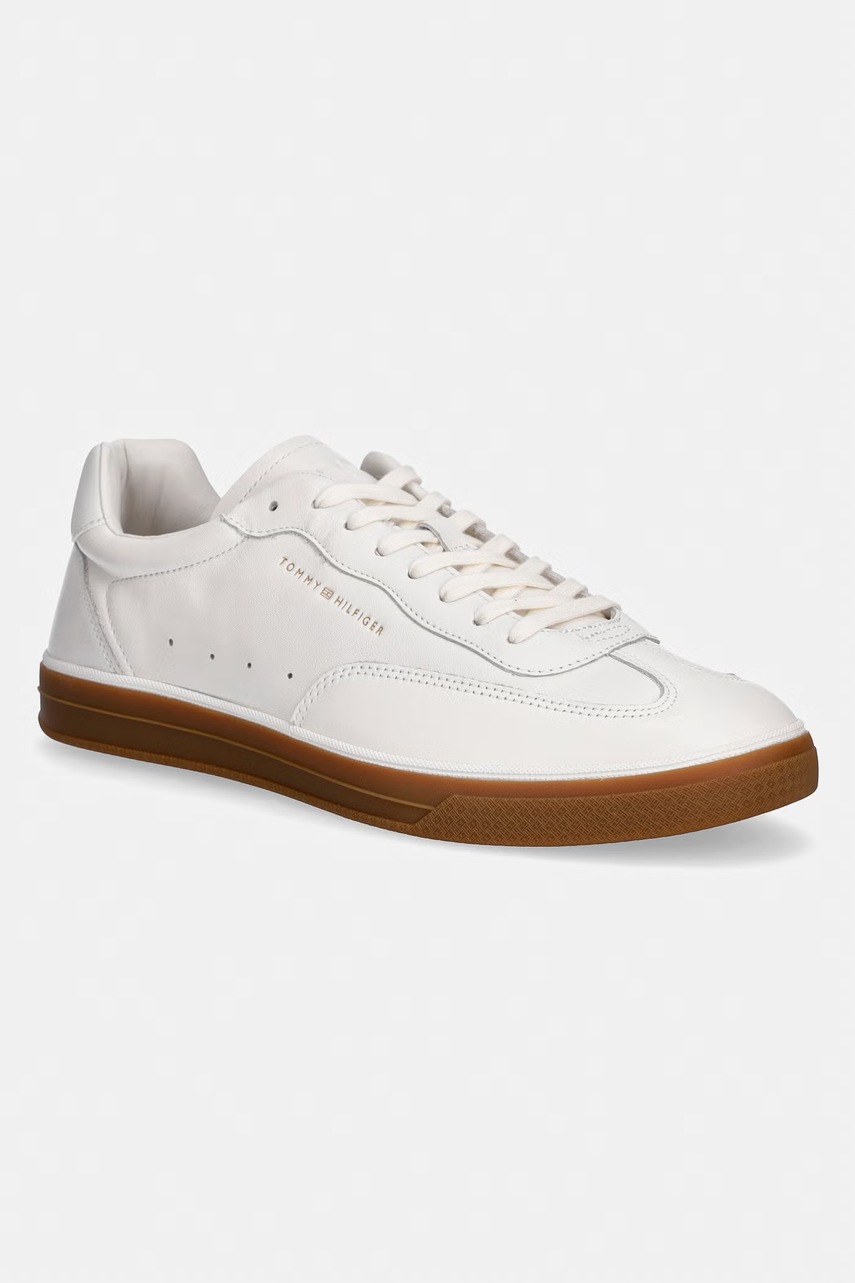 Tommy hilfiger TH LO LUX LTH sneakers bărbați din piele Tommy hilfiger TH LO LUX LTH sneakers bărbați din piele