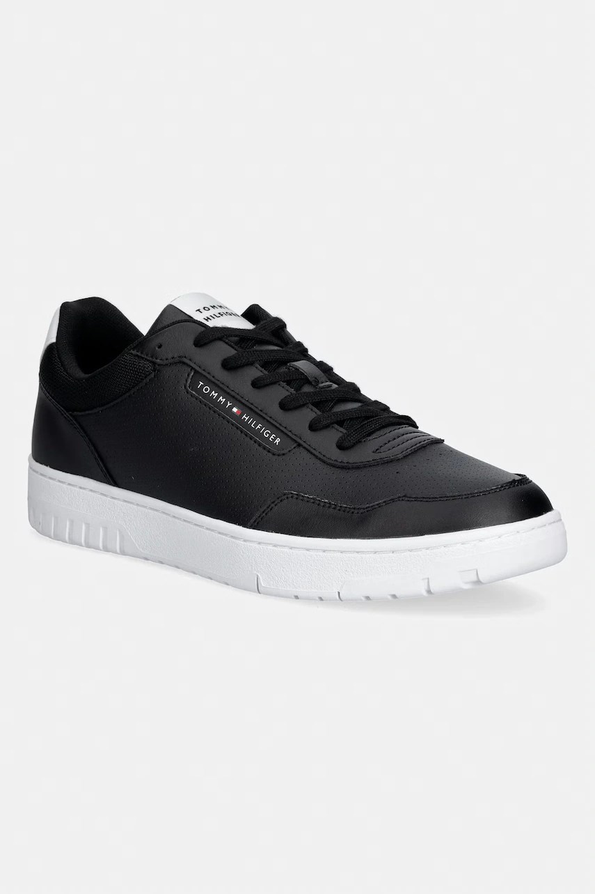 Sneakers bărbați tommy hilfiger BASKET CORE LITE LTH, din piele Sneakers bărbați tommy hilfiger BASKET CORE LITE LTH, din piele