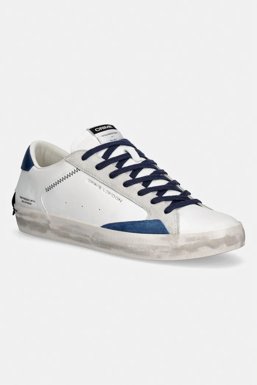 Sneakers bărbați crime london din piele DISTRESSED LOW Sneakers bărbați crime london din piele DISTRESSED LOW