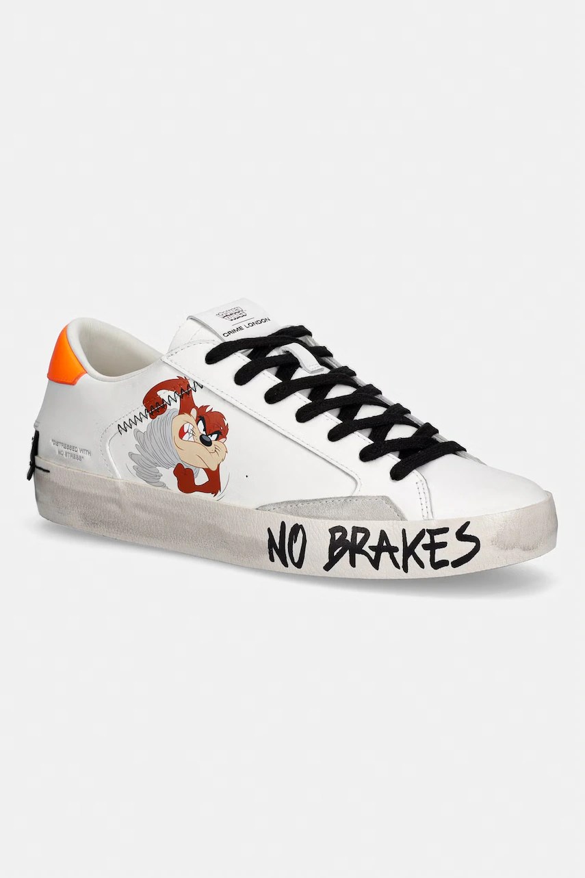 Sneakers bărbați crime london din piele DISTRESSED WARNER BROS Sneakers bărbați crime london din piele DISTRESSED WARNER BROS