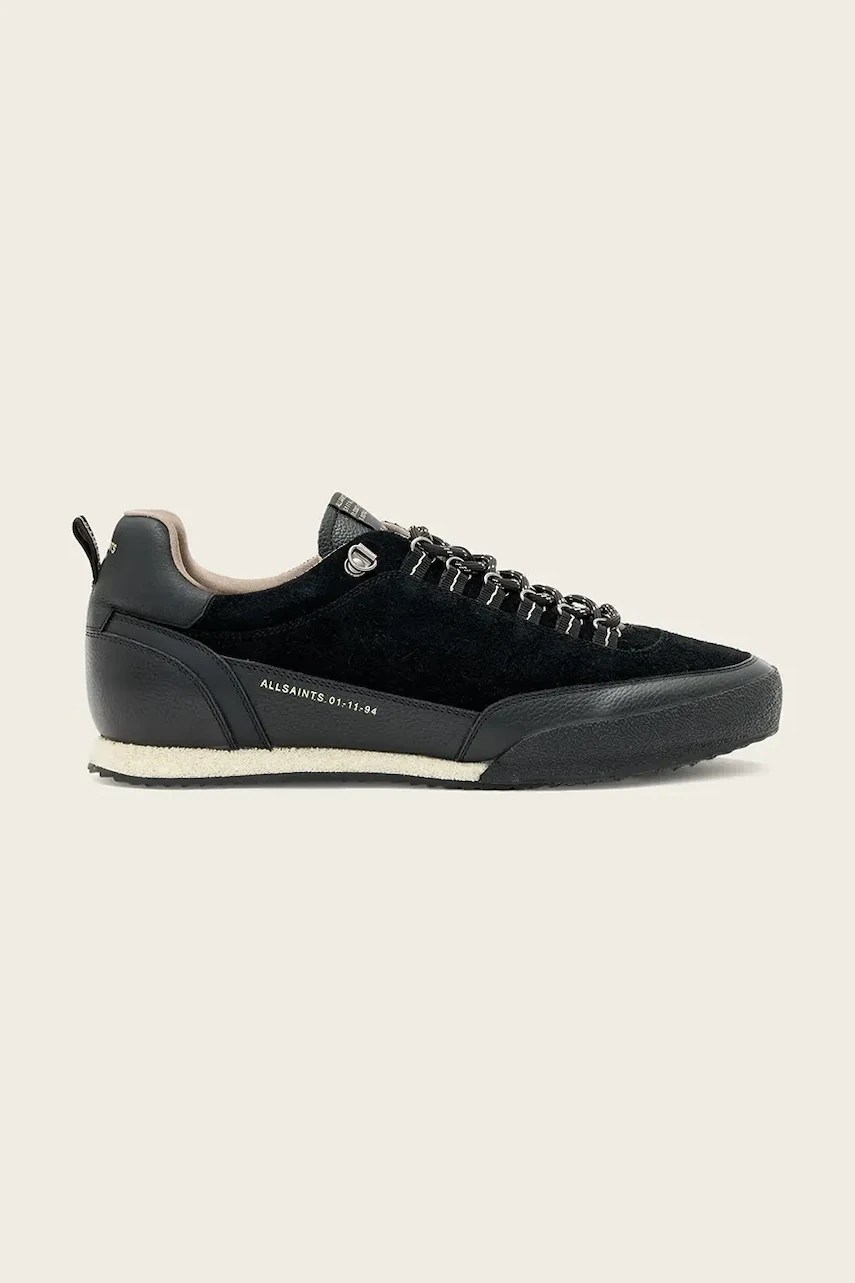 Allsaints harri od low top sneakers bărbați din piele Allsaints harri od low top sneakers bărbați din piele