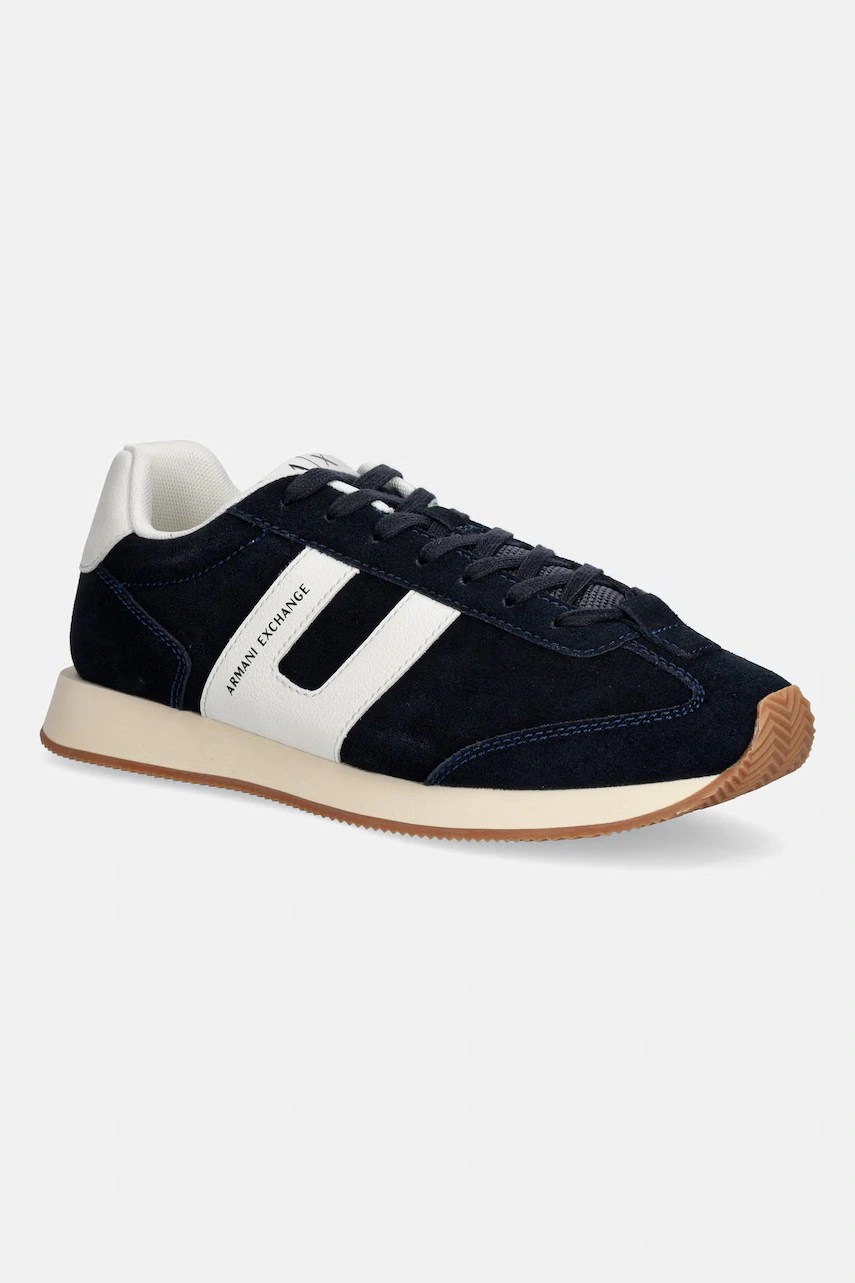Sneakers pentru bărbați armani exchange din piele întoarsă Sneakers pentru bărbați armani exchange din piele întoarsă