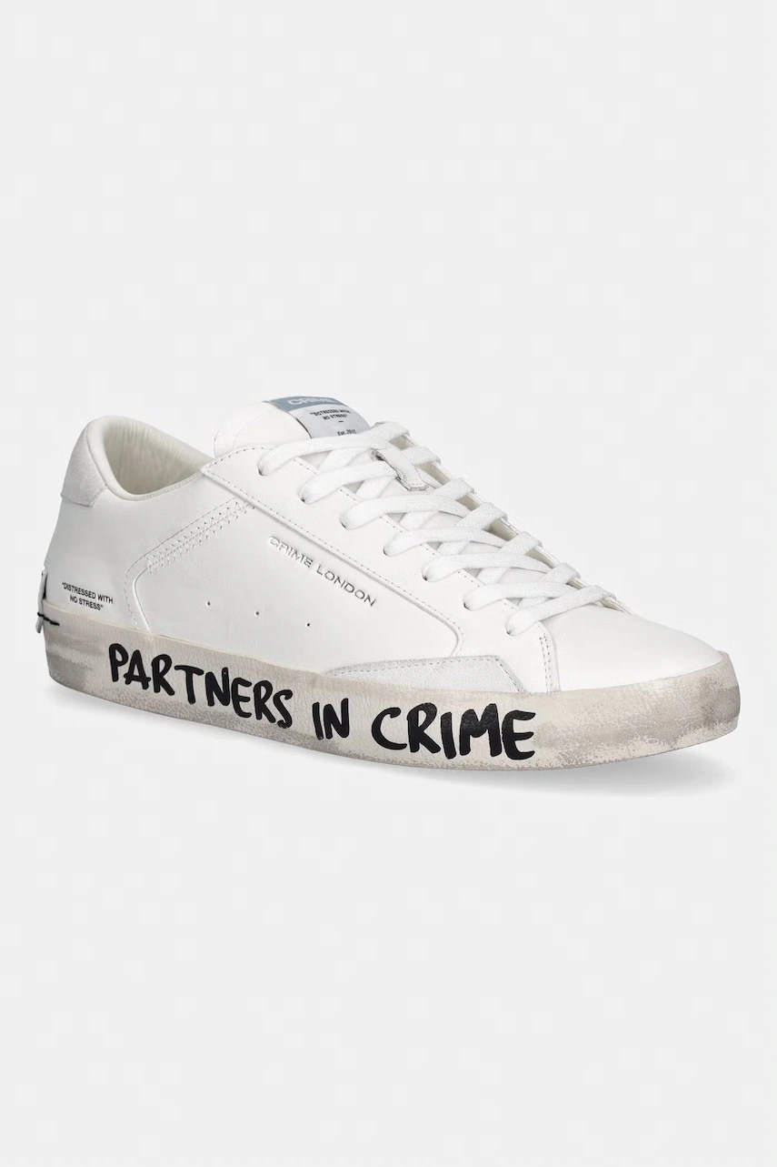 Sneakers pentru bărbați crime london DISTRESSED, din piele Sneakers pentru bărbați crime london DISTRESSED, din piele
