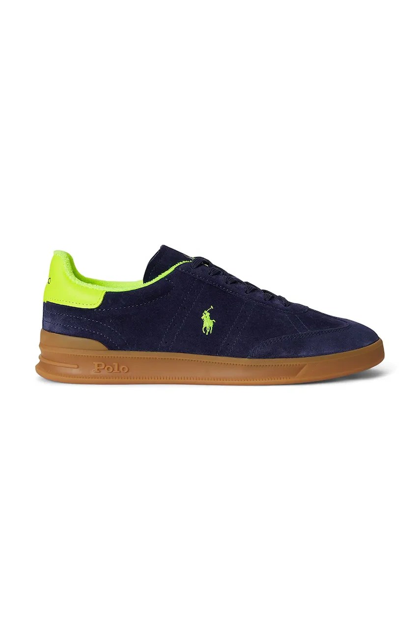 Sneakers polo ralph lauren din piele întoarsă HRT aera PP Sneakers polo ralph lauren din piele întoarsă HRT aera PP