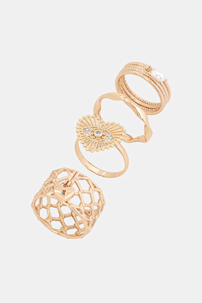 Inel aldo LOVEBOUND 4-pack Inel aldo LOVEBOUND 4-pack