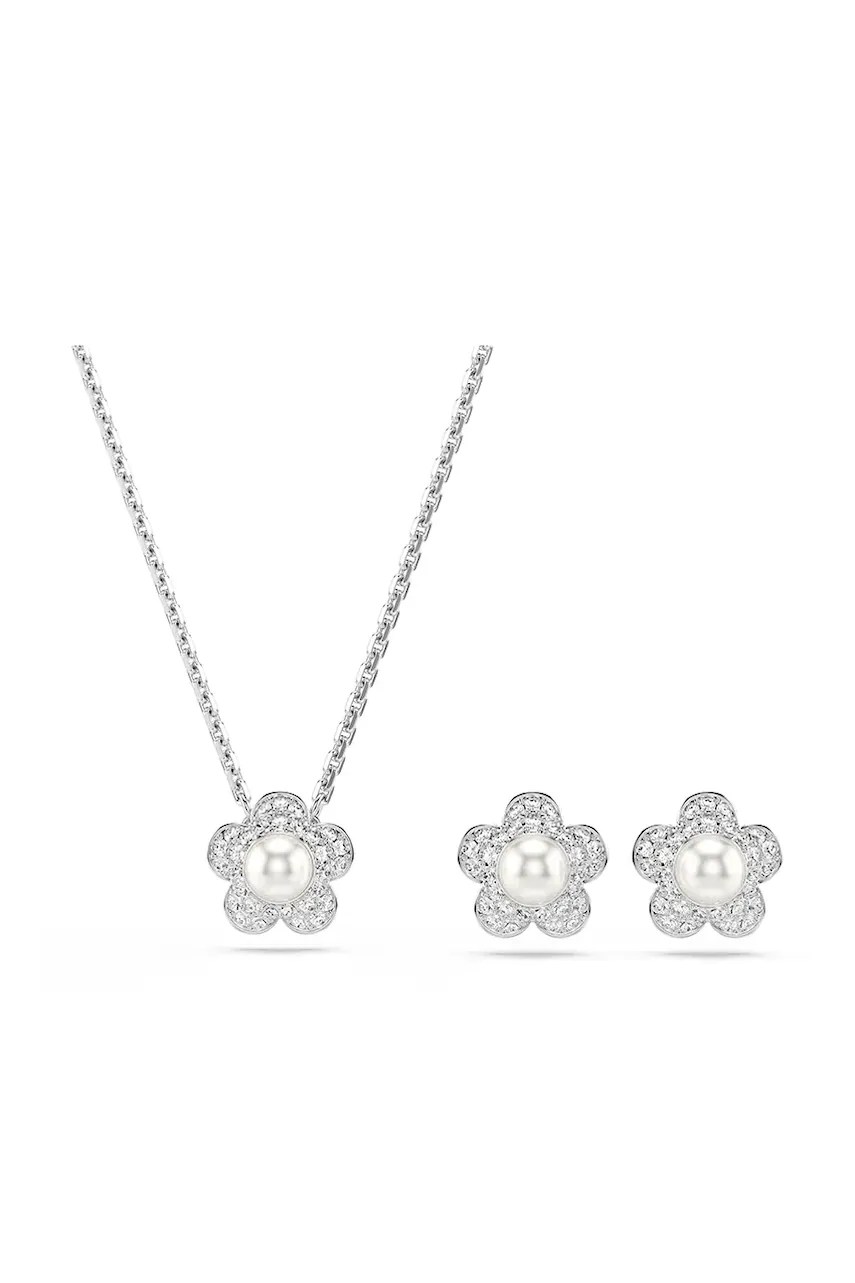 Set de bijuterii Swarovski pentru femei, din metal cu cristal Swarovski ariana grande x Swarovski Set de bijuterii Swarovski pentru femei, din metal cu cristal Swarovski ariana grande x Swarovski