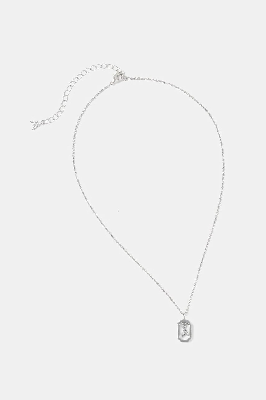 Patrizia pepe colier din metal cu pandantiv și zirconiu cubic pentru femei Patrizia pepe colier din metal cu pandantiv și zirconiu cubic pentru femei