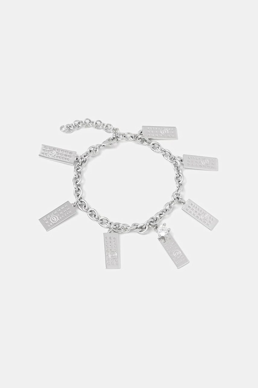 Brățară de damă MM6 maison margiela din alamă Brățară de damă MM6 maison margiela din alamă