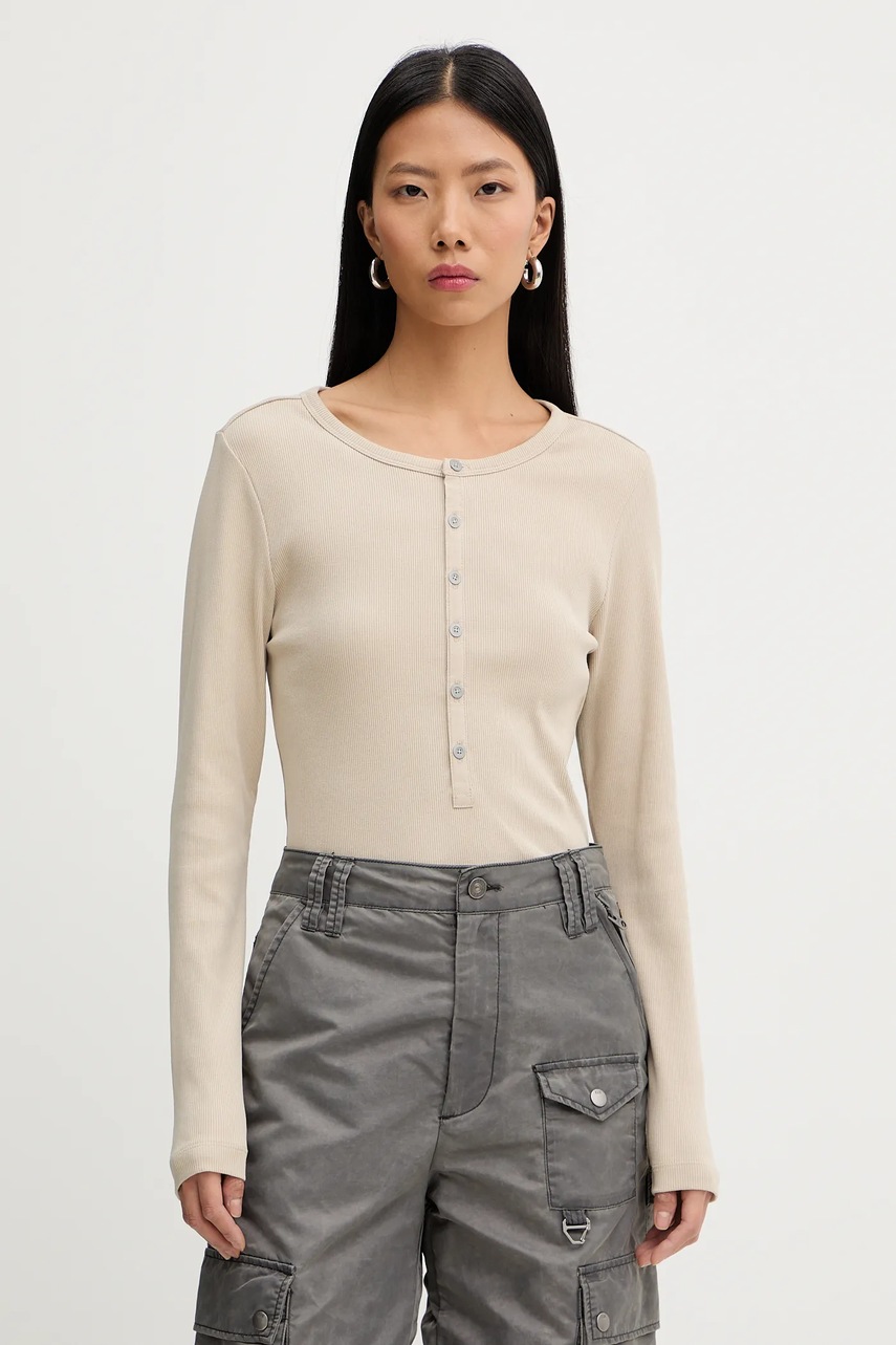 Bluză henley cu mâneci lungi g-star slim Bluză henley cu mâneci lungi g-star slim