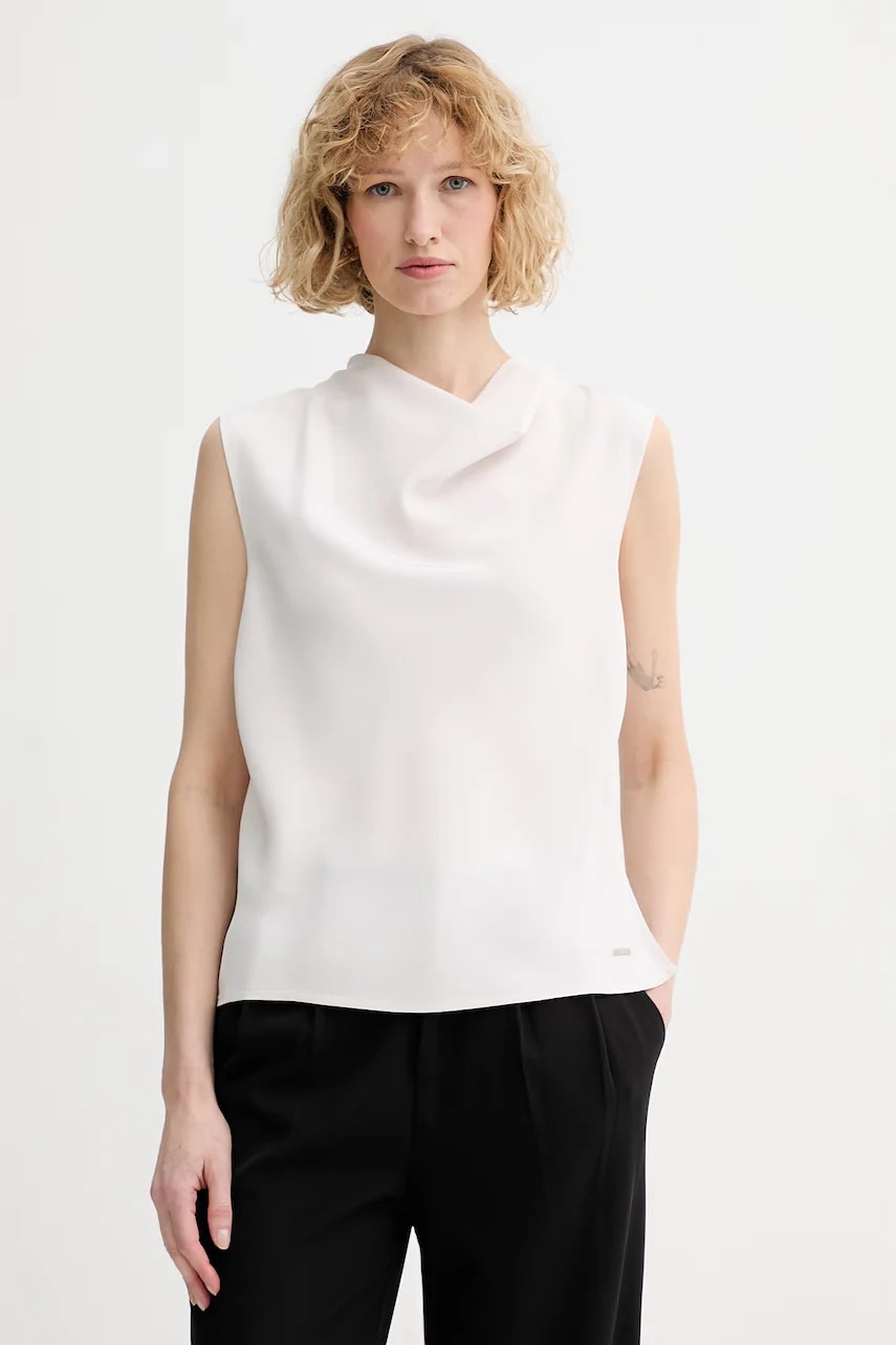 Top de damă calvin klein din vâscoză Top de damă calvin klein din vâscoză