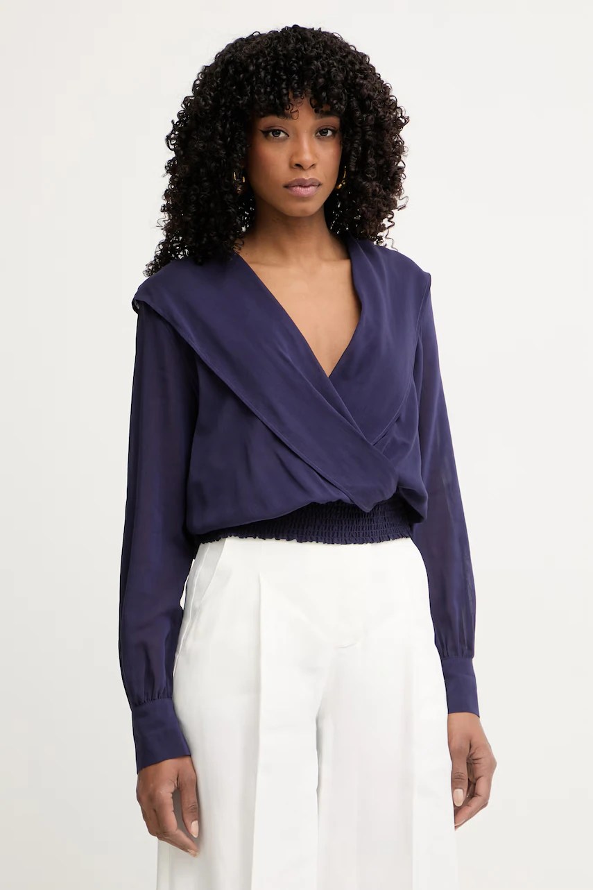 Pinko Bluză de damă cu vâscoză Pinko Bluză de damă cu vâscoză