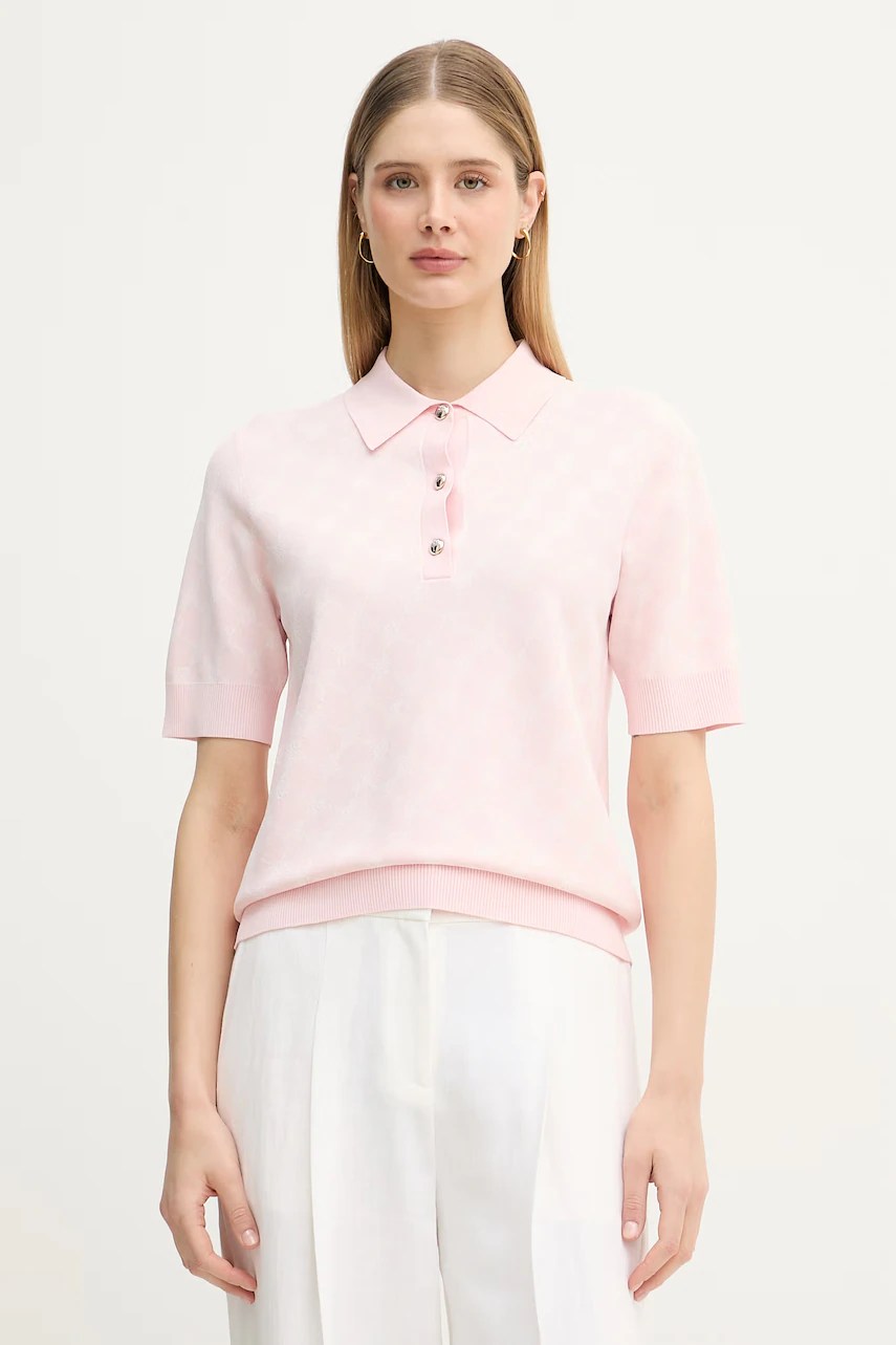 Joop! tricou polo tricotat pentru femei, din vâscoză Joop! tricou polo tricotat pentru femei, din vâscoză