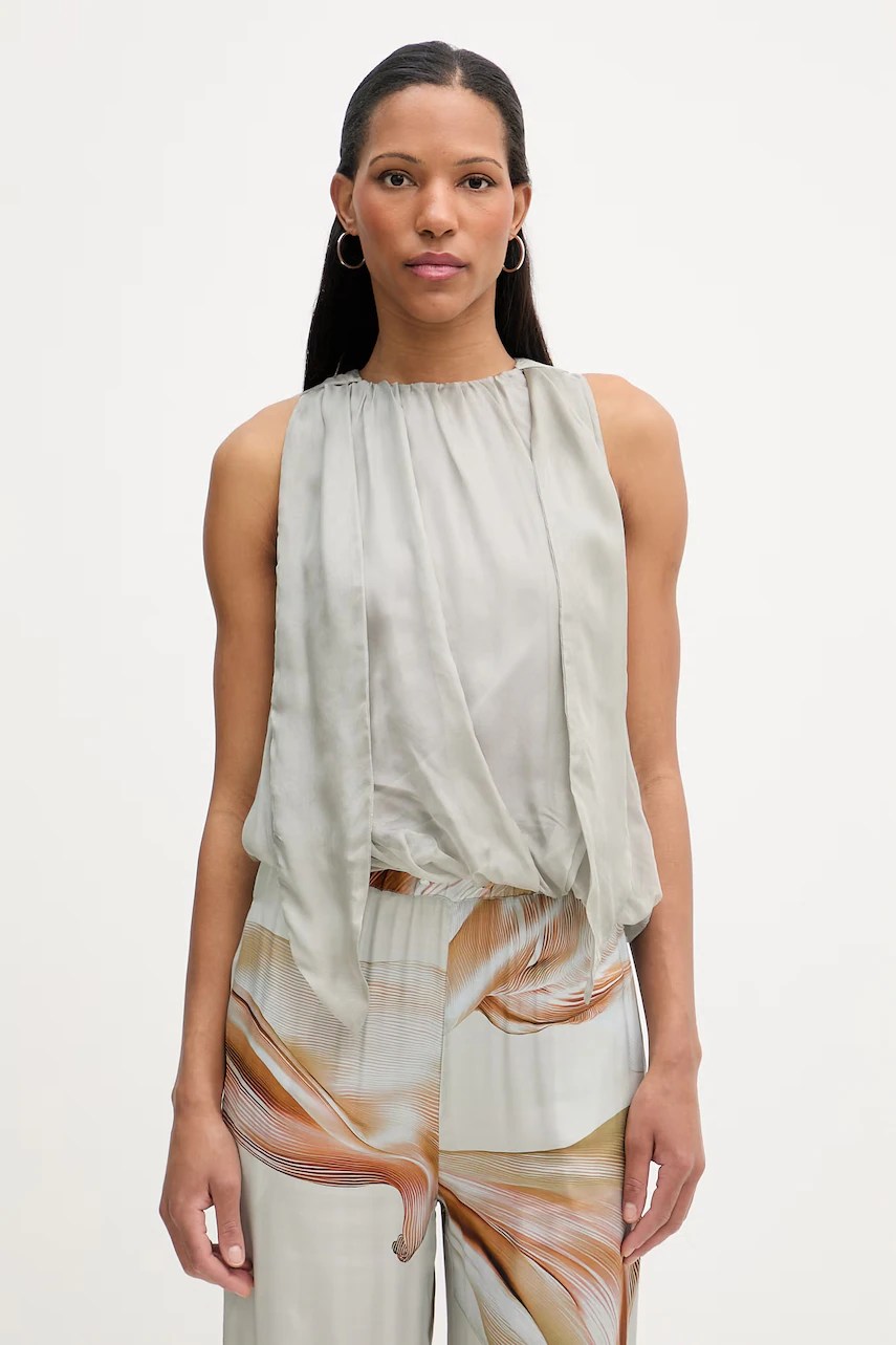Top pentru femei isabelle blanche, din mătase Top pentru femei isabelle blanche, din mătase