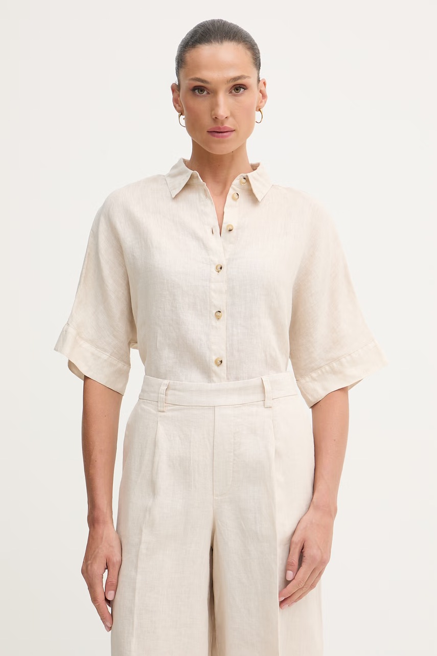 Cămașă OUI pentru femei, din in Cămașă OUI pentru femei, din in